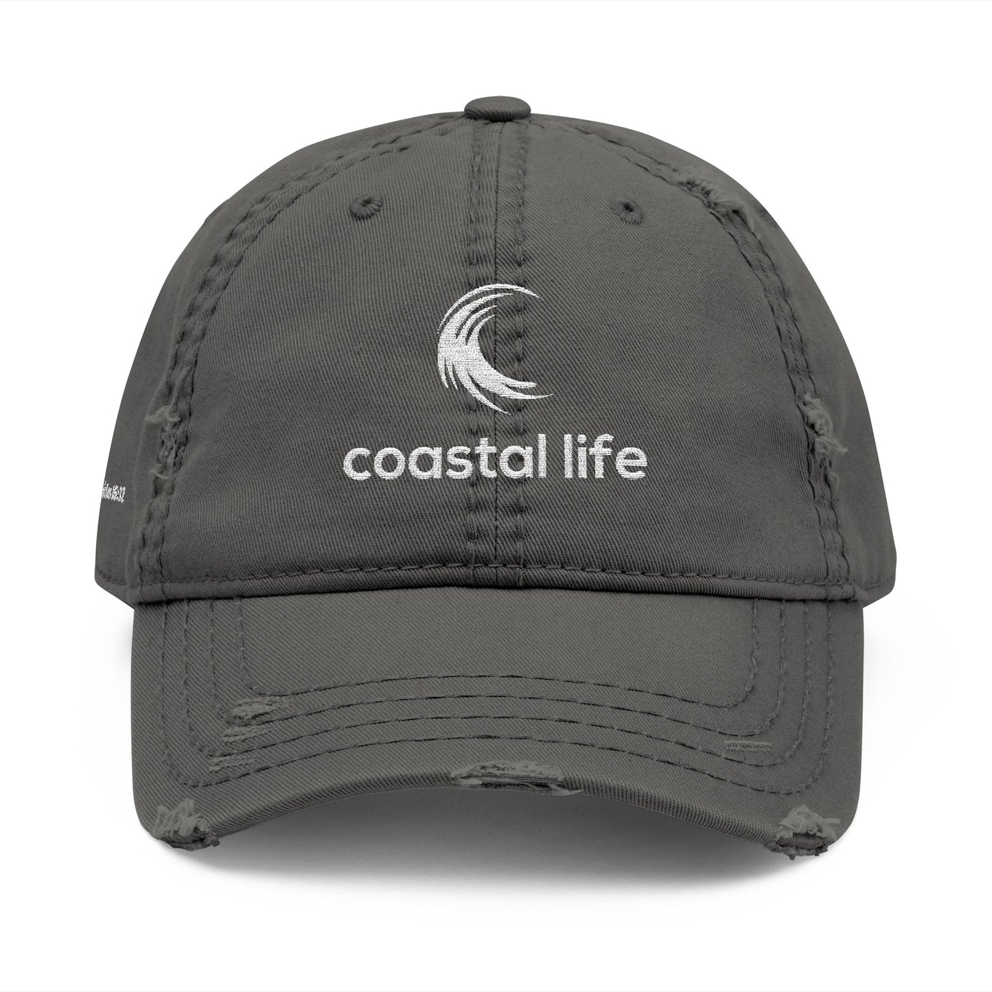 Coastal Life With Verse Distressed Hat