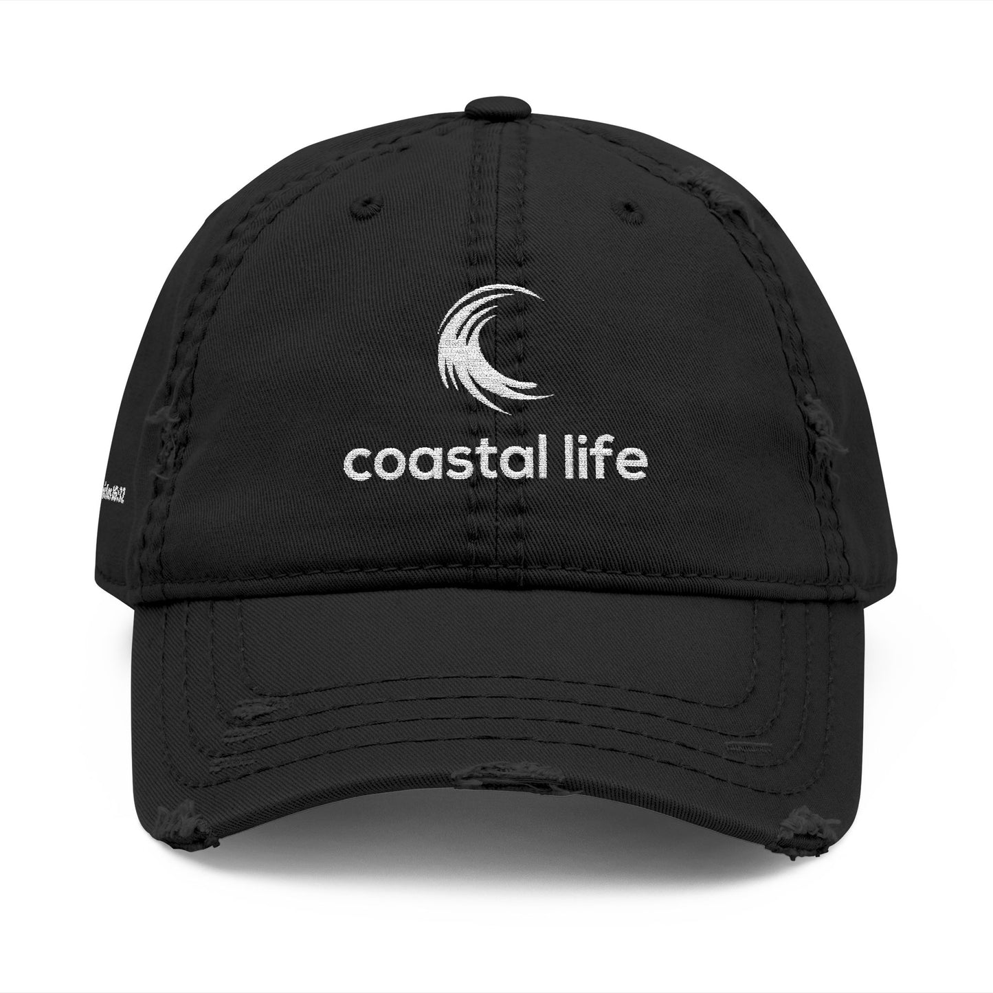 Coastal Life With Verse Distressed Hat