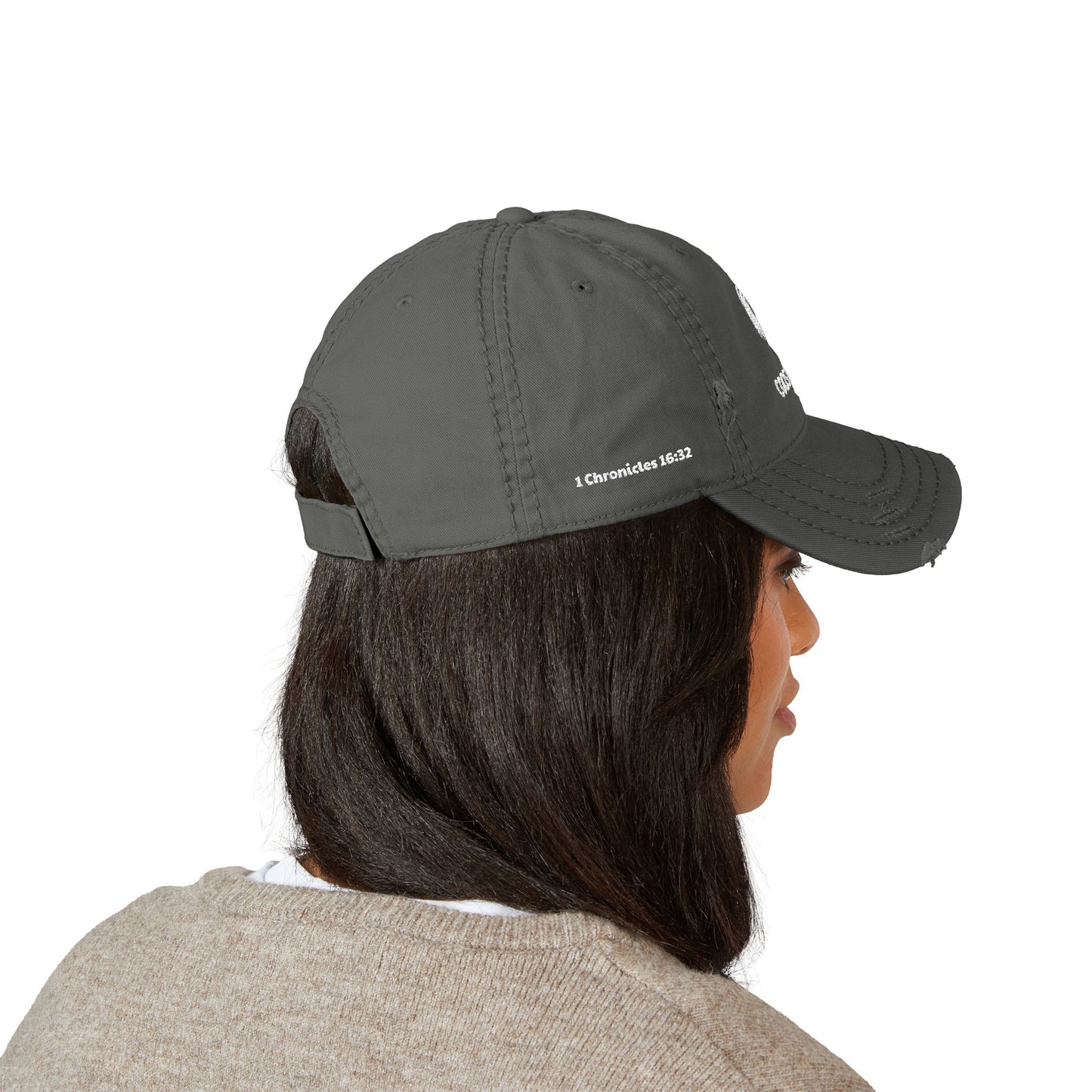 Coastal Life With Verse Distressed Hat