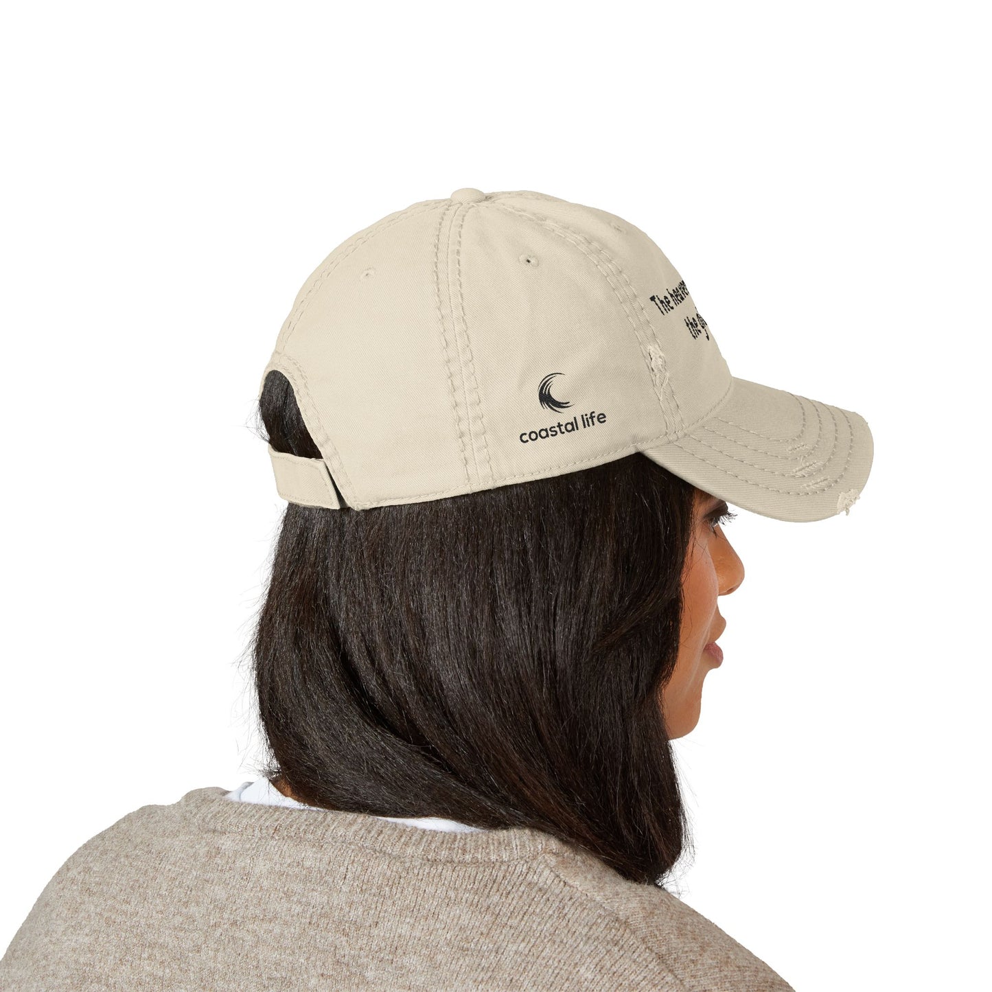 Glory of God Tan Distressed Hat
