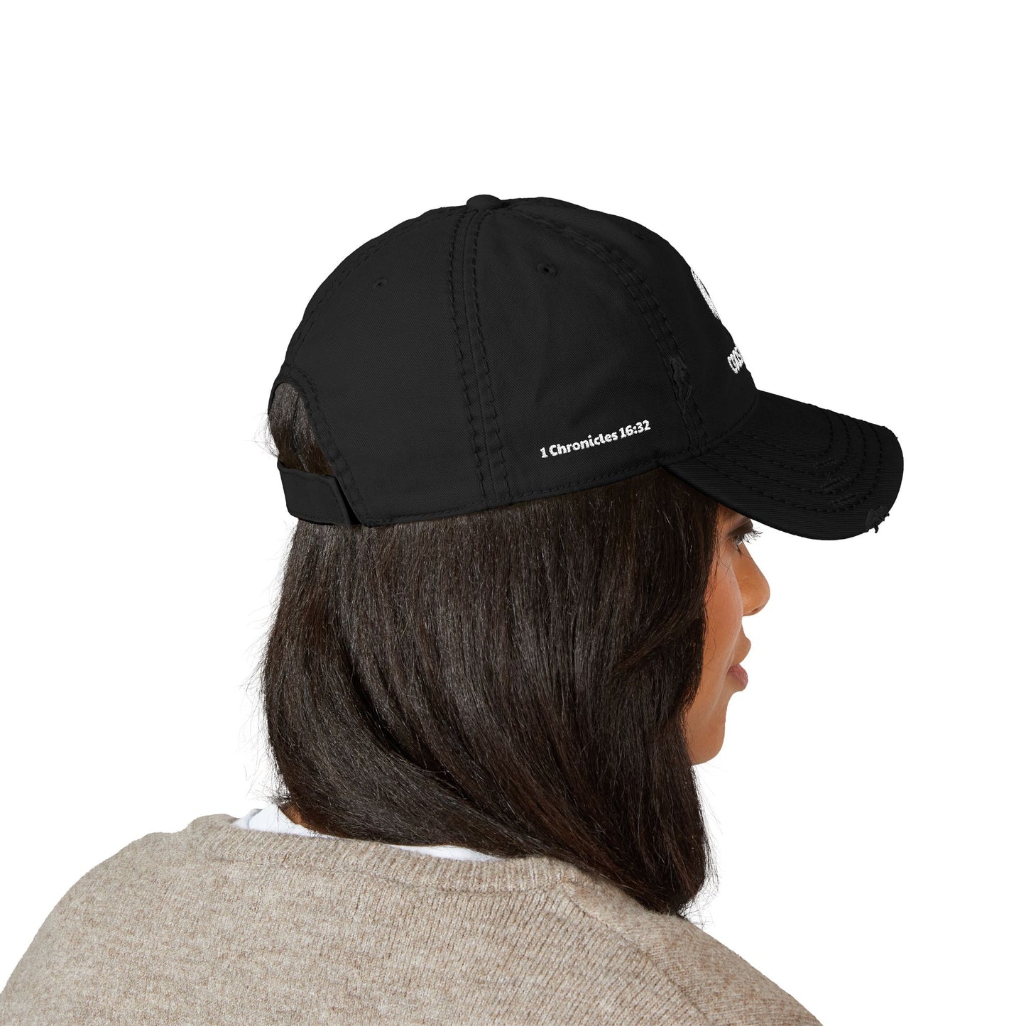 Coastal Life With Verse Distressed Hat