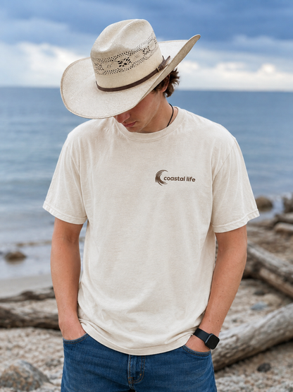 Where You Lead Tee Ivory (Coastal Cowboy)